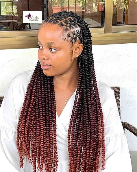 red box braids hairstyles|12 Fierce Red Box Braids Styles to Try In 2023 